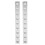 2pcs 3106‑0009‑0072 Robotic Structure Square Beam 5