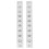 2pcs 3106‑0009‑0072 Robotic Structure Square Beam 6