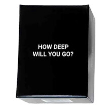 How Deep Will You Go Board Game for Adults 99 Question And Challenge Cards for Deepen Connection Fu