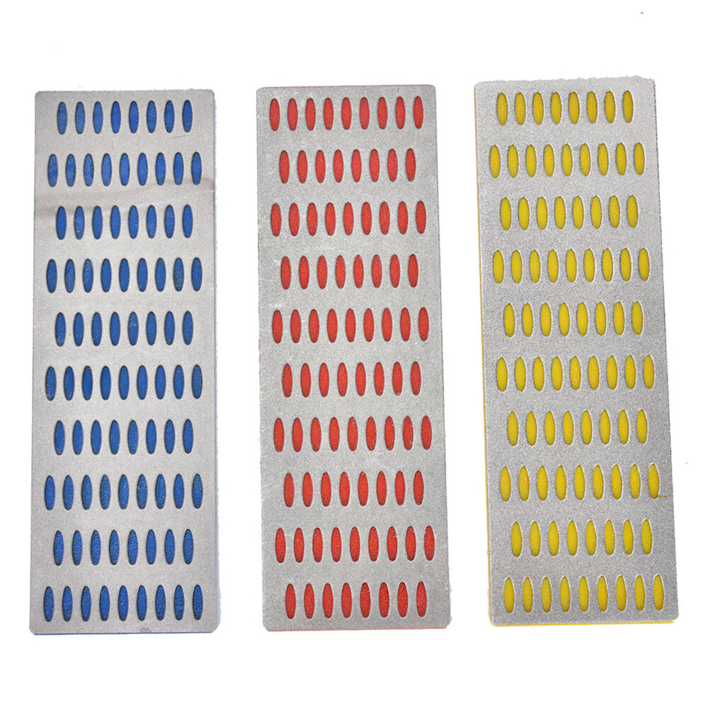 3PCS Diamond Sharpening Stones Whetstone