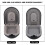 Waterproof Black Hearing Aid Case, Portable Drop-Resistant Storage Box 4