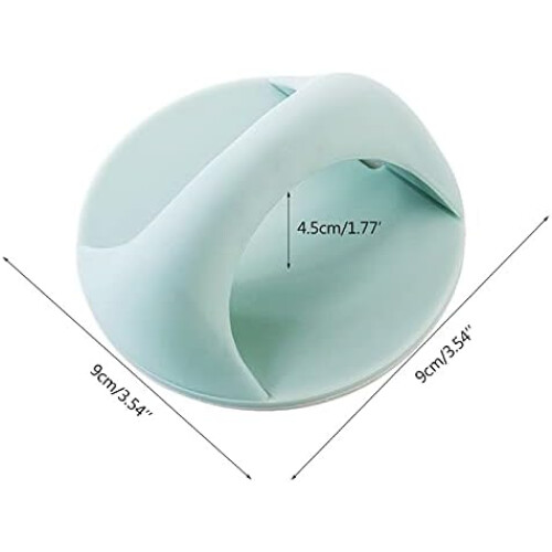 Refrigerator Protective Self-Adhesive Pull Handle for Cabinets and Doors, Multi-Purpose Kitchen and Wardrobe Handle, Green 2
