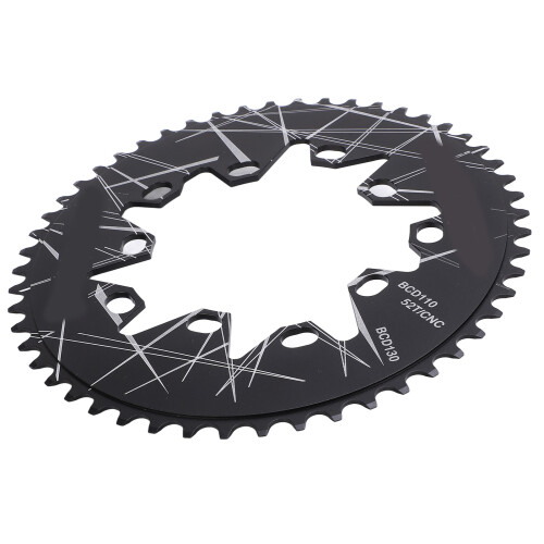 Lp Litepro 52T Oval Disc Chainring 110 130 BCD 1