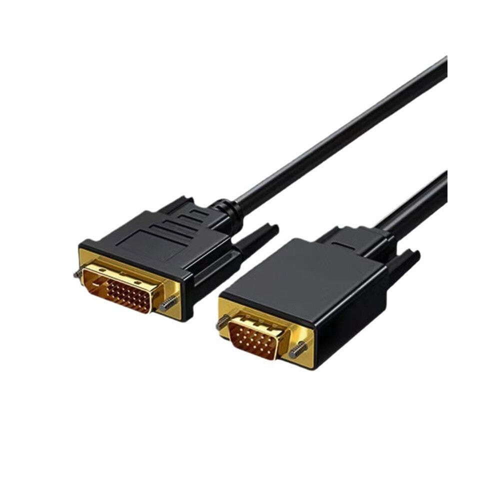 Dvi To Vga Cable 1.8M Active Male To Male Adapter Copper Core 1080P Full Hd For Pc Laptop Monitor Projector 6038364070845