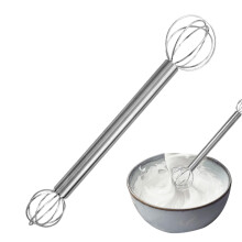 Cream Whipper Dispenser Stainless Steel, Leakproof Dessert Whipping Canister with Easy-Clean Nozzle Tips for Cakes and Drinks