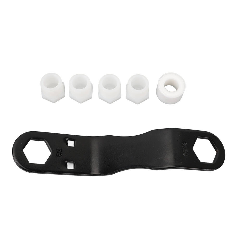 6Pcs Rv Water Heater Drain Plug And Wrench Kit 8320539779645