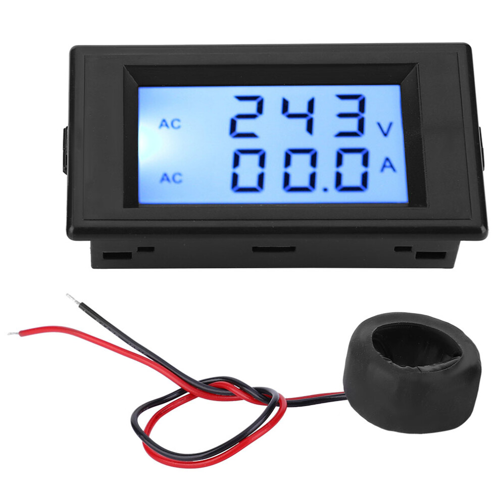 D69-2042 Dual Display Voltmeter Ammeter AC80-300V