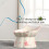 Ceramic Cat Feeder Elevated Bowls with Stand 15 Tilted Neck Protection Backflow Prevention Pink 3