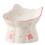Ceramic Cat Feeder Elevated Bowls with Stand 15 Tilted Neck Protection Backflow Prevention Pink 1