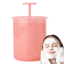 Foaming Bottle Shampoo Frother Travel-Size Pink Mousse Maker for All Hair Types Household Care Tool