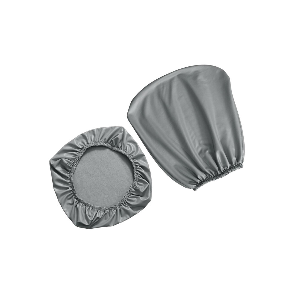 (Grey) Office Chair Cover Armchair Slipcover Stretchable and Removable for-image-OPC-PKB755H-NEW