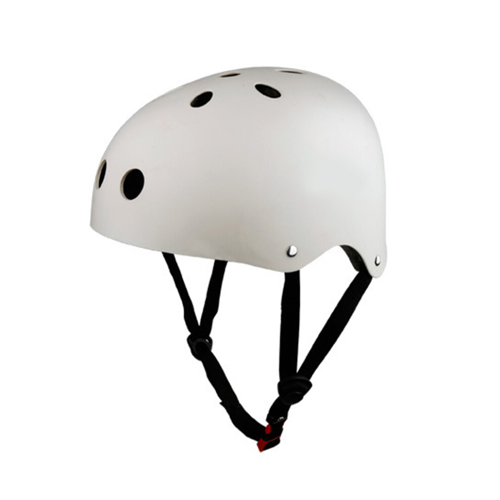 (White, M) Children Cycling Helmet Outdoor Ventilation Hat Rock Climbing-image-OPC-PKB75QV-NEW