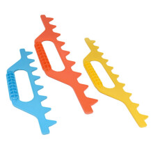 Beehive Frames Measuring Rake - 3pcs Plastic Beekeeping Tool with Ruler for Accurate Distance Measurement, Random Color