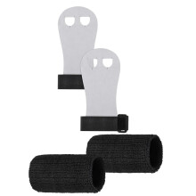 Children Gym Palms Protector Set - Kids Gym Gloves with Wrist Support for Gymnastics, Durable Material, Adjustable Size