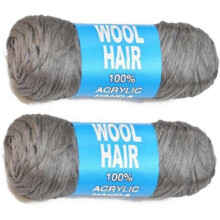 Brazilian Wool Hair 2 Rolls Acrylic Yarn for African Hair Braiding  Jumbo Braids Crochet Wraps