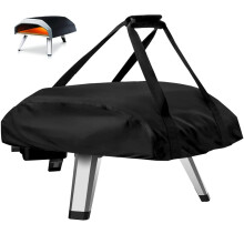 Pizza Oven Cover for Ooni Koda 16, Waterproof 420D Oxford Fabric, Weather Resistant, Dustproof, 76x60x21cm with Handle