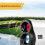 High Precision Golf Rangefinder Device with 6X Magnification, 500 Yards Range, Slope Function, Black and Orange 4
