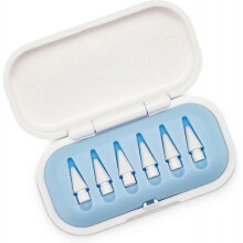 Replacement Tips for Apple Pencil 1st/2nd Gen/usb-c,6pcs No Wear Out Precise Control Pen Like Nibs