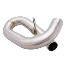 Motorcycle Exhaust Mid Link Pipe Muffler Tube Compatible Connector for CB600F Hornet 600 CBR600F 2007-2013