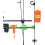 Archery Level Compound Bow Tuning Mounting String Level Combo with Plastic Arrow Nock, Orange Hunting Accessory 3