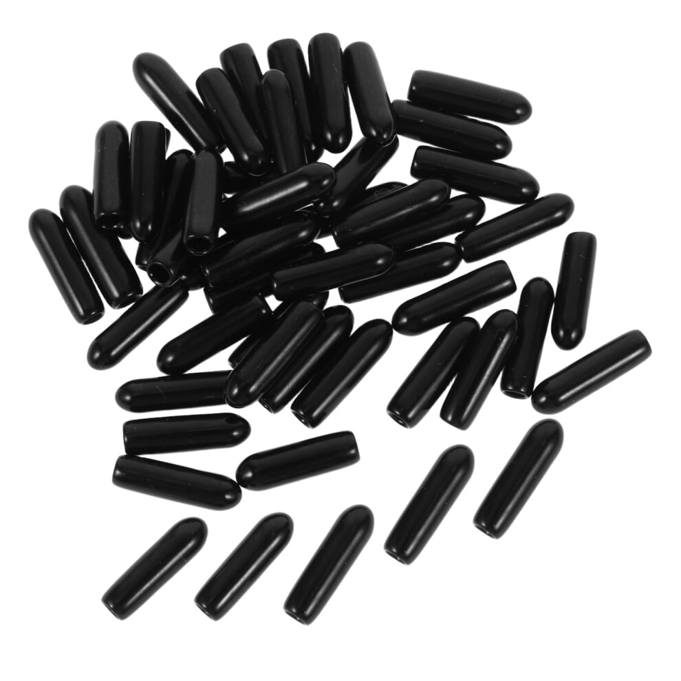 Rubber End Caps 50Pcs Flexible Thread Protectors Antislip Design For Safety Bolts Screws Tubing And Threads Easy Installation 6447073386978