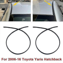 Left Right Side Roof Drip Moulding Trim for 2006-2016 Toyota Yaris Hatchback