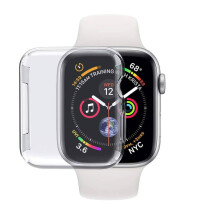 Avizar Apple Watch 40 mm Silikon Displayschutzfolie / Schutzhülle Transparent