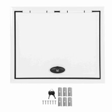 20 X 16in RV Baggage Door with Safety Lock 120 Deg