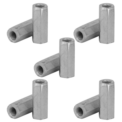 10pcs Long Rod Nut Hex Hexagonal Sleeve Nut 2