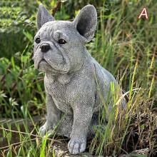 (A) Dachshund Statue Garden Decor Resin Crafts Dog Lover Gift Sculpture Patio Lawn Courtyard Home Decoration