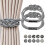Magnetic Curtain Tiebacks,2pcs Curtain Tie Backs Clips Rope Holder 1