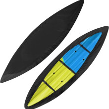 Kayak Cover 210D Oxford Cloth Waterproof Canoe Storage Cover for 3.6-4 Meter Kayak Boat Protection