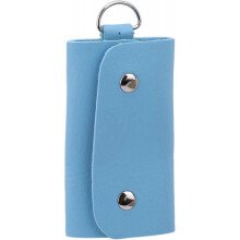 Unisex PU Leather Car Key Wallet Multifunctional Key Case Coin Pouches Keychain