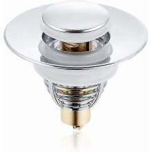 1 pc Sink Stopper, Pop-Up Sink Drain, Universal Stainless Steel Anti-Blocked Sink Drain Filter, for 32-38mm Drain Hole Sink Basin Kitchen Bathroom