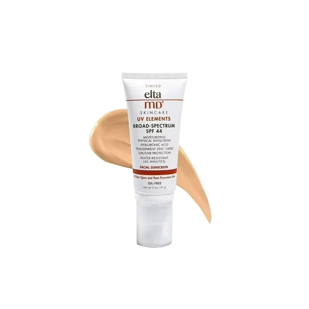 Elta MD UV Elements TINTED Facial Sunscreen SPF 44 2 oz New in Box EXP 2026/10