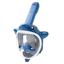 Full Face Snorkel Mask with Dry Top Breathing System for Kids, Foldable Design, Panoramic View, Adjustable Fit