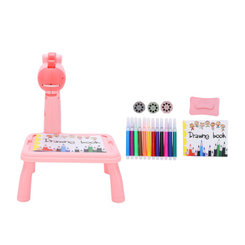 Kids Drawing Projector Table Child Trace and Draw