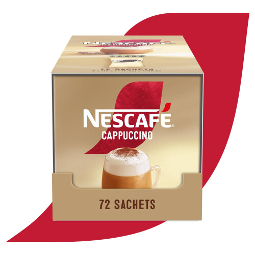Nescafe Nescaf Cappuccino Instant Coffee Sachets - 72 X 15.5g 1