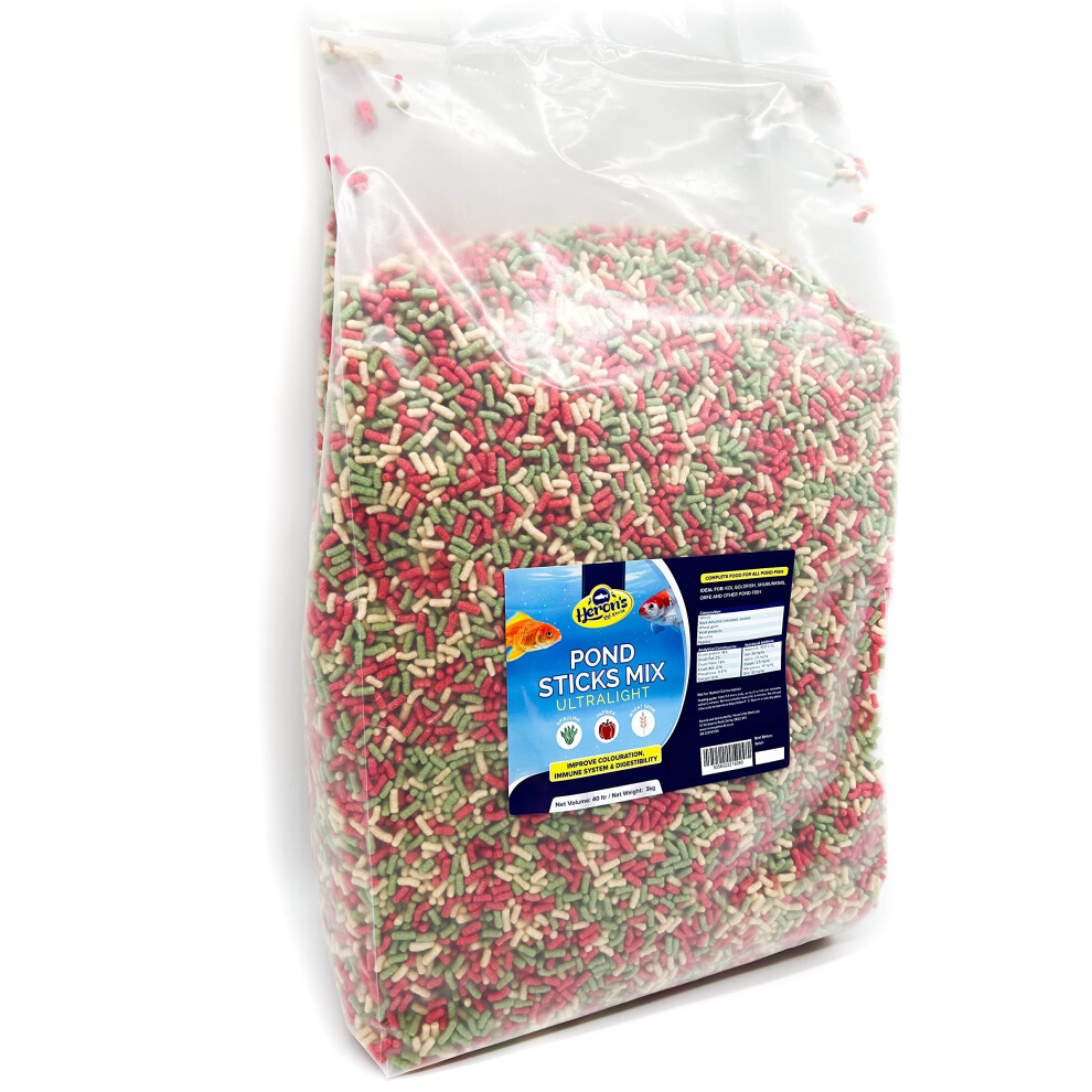 Herons - Pond Sticks Mix Ultralight 40L Floating For Koi Carp And 46242815