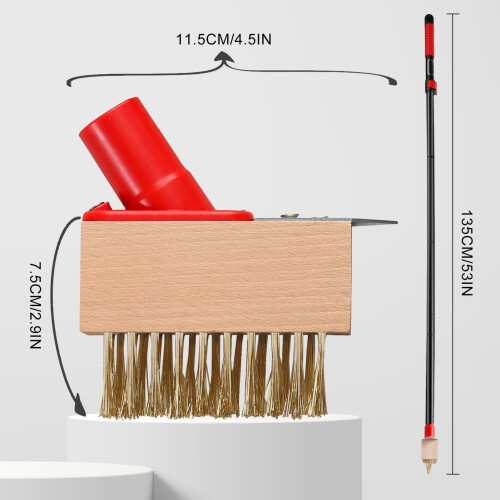 Mitclear Weed Remove Brush with Long Handle 53IN Remover Tool Vshaped 2