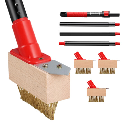 Mitclear Weed Remove Brush with Long Handle 53IN Remover Tool Vshaped