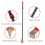 Mitclear Weed Remove Brush with Long Handle 53IN Remover Tool Vshaped 4