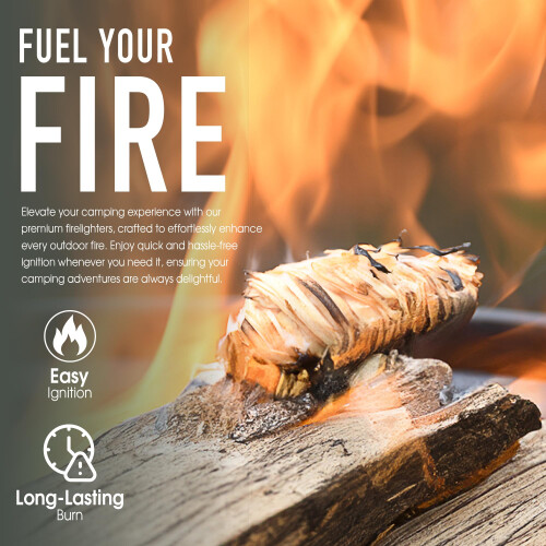 200 Natural Firelighters for Wood Burners Fire Lighters Firelighter 2