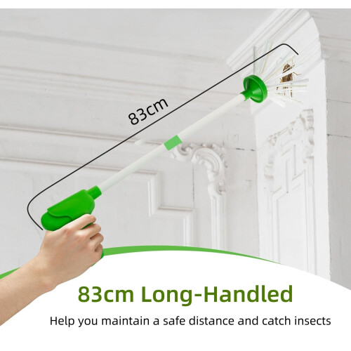 Foldable Spider Catcher Long Handled 83cm Remove Spiders Insects Bugs 2