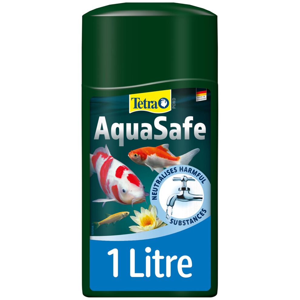 Tetra Pond Aquasafe Makes Tap Water Safe For Fish 1L