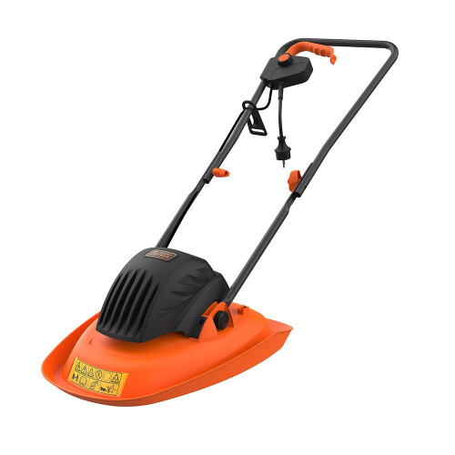 Black + Decker Black Decker Electric Hover Mower with 30cm Deck 1200W Corded Compact