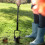 Colwelt Bulb Planter Tool Long Handle Serrated Base Planters Gardening 7