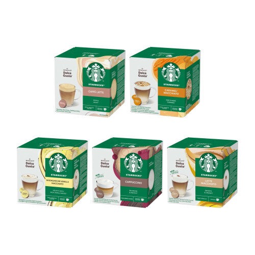 Starbucks Starbucks White Coffee Cup Variety Pack by Nescaf Dolce Gusto Capsules 2