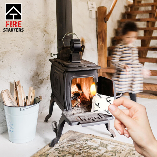 Instant Fire Starter Lighters Multipack - 500 Odourless Firelighter 2