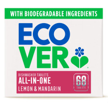 Ecover All in One Dishwasher Tablets Contains Salt Rinse Aid Powerful